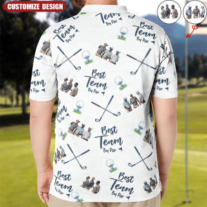 Best Team By Par - Personalized Photo Polo Shirt