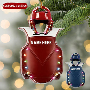 2024 New Release Personalized Taekwondo Sparring Gear Acrylic Ornament,Gift Taekwondo Lover