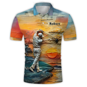 Golf Is My Life - Personalized Golf Polo Shirt