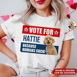 Vote For My Furry Best Friend - Personalized T-shirt