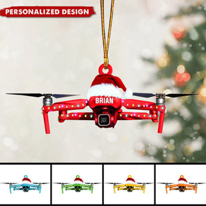 Personalized Drone Christmas Ornament-Gift For Drone Lover-2024 New Release