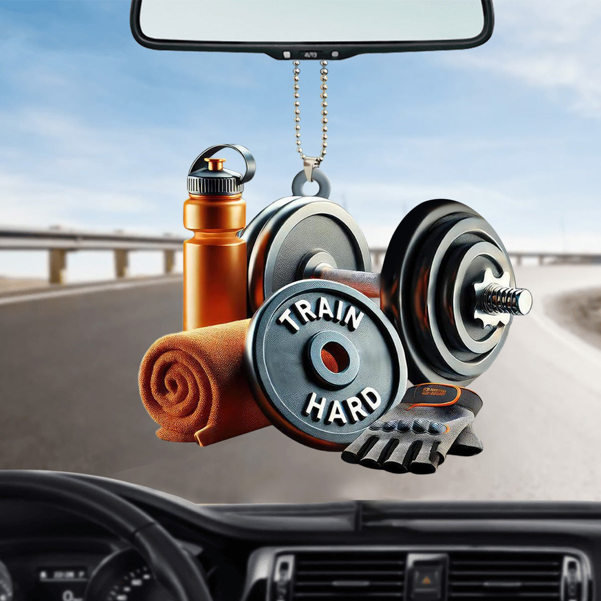 Fitness Car Ornament - Gift For Gym Lovers