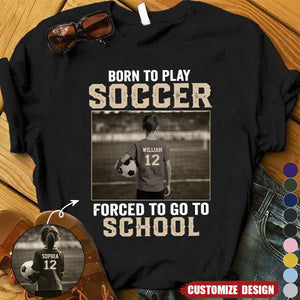 Personalized Funny Back To School Soccer Girl Boy T-shirt - Gift For Soccer Lover