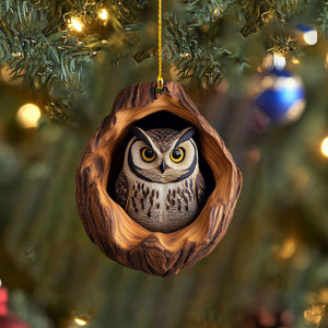 2024 New Release-Owl Christmas Ornament-Gift for Owl Lover