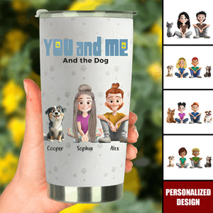 You And Me For Pet Parents-Personalized Tumbler Cup