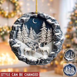 2024 New Release-Deer Christmas Ornament-Gift for Deer Lover