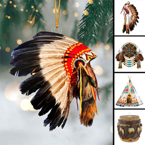 Native American Cultural Ornaments - 2024 New Release