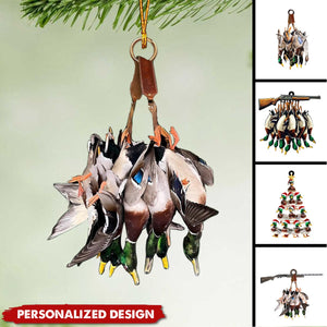 Personalized Duck Hunting Ornament-Gift for Hunting Lover-2024 New Release