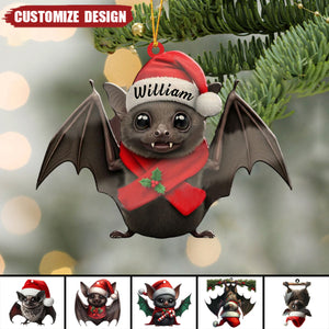 2024 New Release Personalized Bat Xmas Ornament-Gifts For Bat Lover