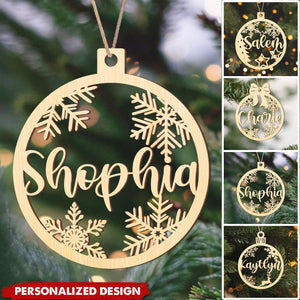 2024 New Release Custom Name Personalized Christmas Ornaments Wood Ornament