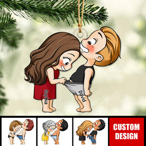 2024 New Release - Personalized Couple Doll Christmas Ornament - Gift For Husband Wife, Anniversary