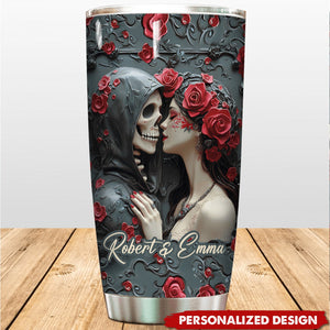 Til Death Do Us Part -Personalized Couple Tumbler-Gift For Couple