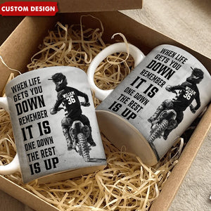 Personalized Motocross Mug- Gift For Racing Lovers