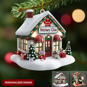 Personalized Veterinarian Clinic Christma Ornament-Gifts For Veterinarian-2024 New Release