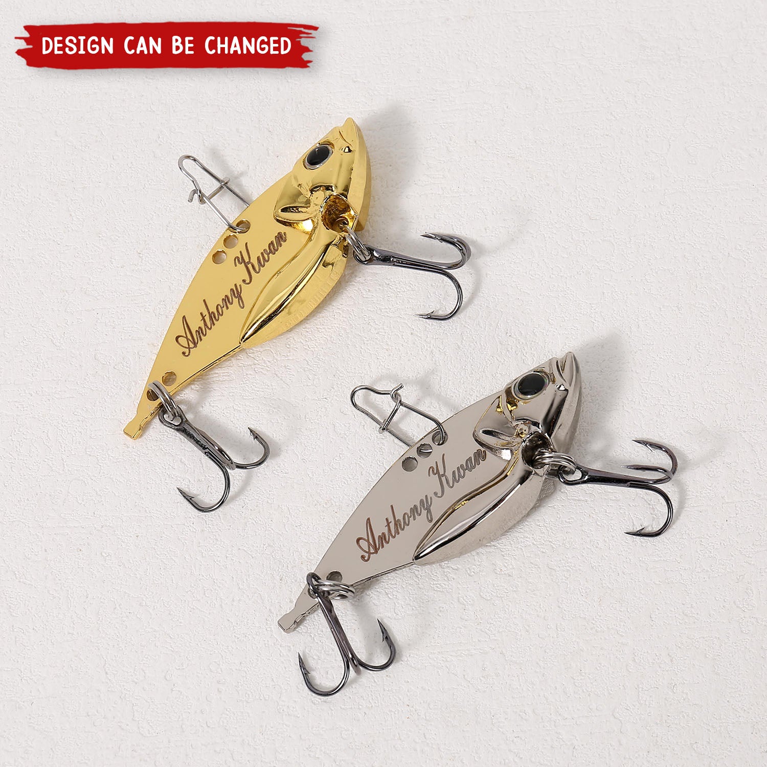 Personalized Engraved Fishing Lure Hook - Gifts For Fishing Lover