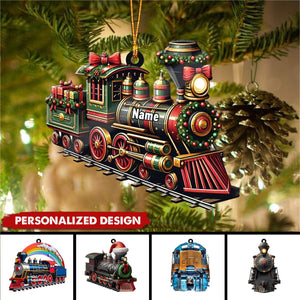 Personalized RailRoader Train Christmas Ornament-Gift For Train Lover Railway workers-2024 New Release