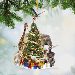 Animal Christmas Tree Ornament - Animal Lovers Gift