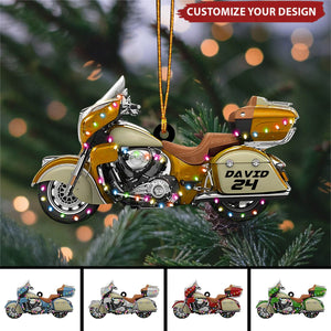 Personalized Motorcycle Christmas Ornaments Gift For Biker Lovers - 2024 New Release