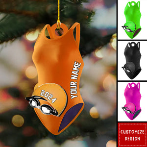 Personalized Swimmer Accessories Ornaments Gift For Swimmer - 2024 New Release