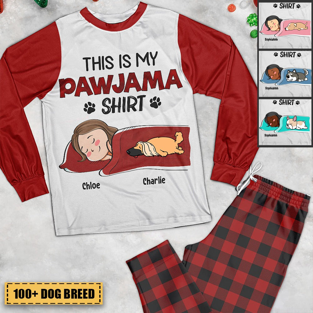 This Is My Pawjama Shirt - Personalized Pajamas