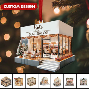 Personalized Nail Salon Ornaments - 2024 New Release