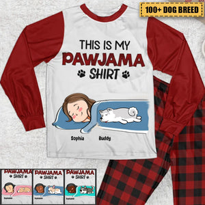 This Is My Pawjama Shirt - Personalized Pajamas