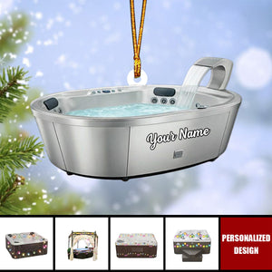 Personalized Hot Tub Spa Swimming Pool Christmas Ornament-Gifts For Spa Lovers-2024 New Release