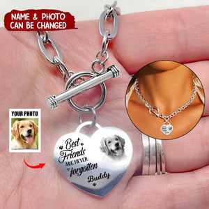 I am Always With You - Personalized Heart Charm Memorial Necklace - Gift For Family, Pet Lovers