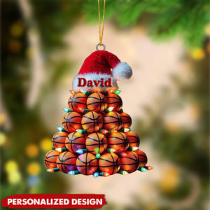 Personalized Basketball Christmas Ornament-Gift For Basketball Fans-2024 New Release