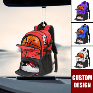 Personalized Basketball Bag Car Ornament-Gift For Basketball Players