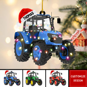 Personalized Tractor Christmas Ornament Gift For Tractor Driver-2024 New Release