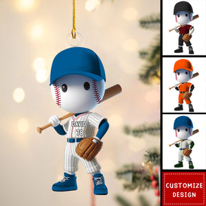 Personalized Gifts For Baseball Lover Christmas Ornament-2024 New Release