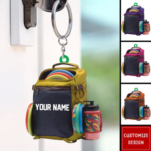 2024 New Release Personalized Disc Golf Acrylic Keychain-Gift For Disc Golf Lovers