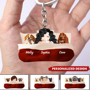 With My Dog-Personalized Keychain