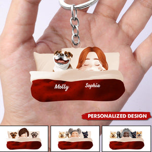 With My Dog-Personalized Keychain