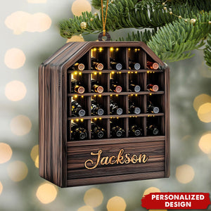 Personalized Wine Cabinet Ornament-Gift for Wine Lover-2024 New Release