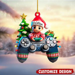 Personalized Video Game Controller Christmas Ornament Gift For Game Lover-2024 New Release