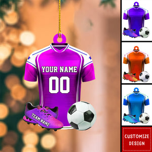 Personalized Soccer Christmas Ornament Gift for Soccer Lovers-2024 New Release