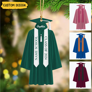 2024 New Release - Personalized Graduation Acrylic Christmas Ornament