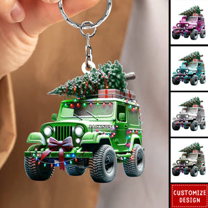 Personalized Off-Road Keychain-Gift For Adventure Lovers