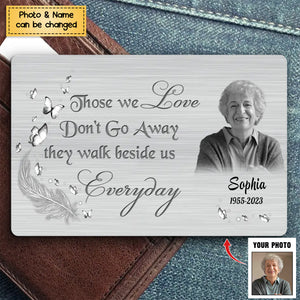 If Love Could Have Saved You - Personalized Memorial Wallet Card