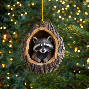 2024 New Release-Raccoon Christmas Ornament-Gift for Raccoon Lover