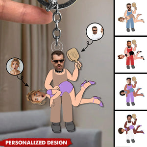 Funny Couple-Personalized Keychain-Gifts For Couple