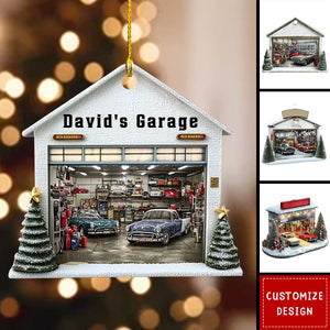 Personalized Car Garage Christmas Ornament-2024 New Release