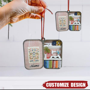 2024 New Release - Personalized Sewing Box Christmas Ornament