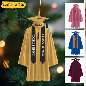 2024 New Release - Personalized Graduation Acrylic Christmas Ornament