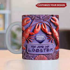 Personalized Gifts For Couple Mug, Lobster Couple