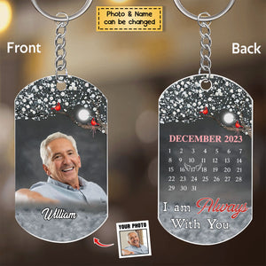 I Am Always With You - Personalized Memorial Stainless Steel Keychain