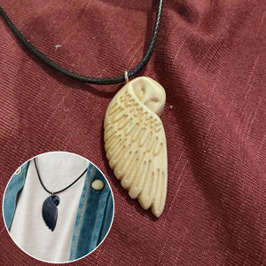 Wooden Owl Pendants-Couple Necklace Gift