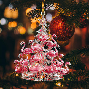 Flamingo Christmas Ornaments-Gift For Flamingo Lovers-2024 New Release